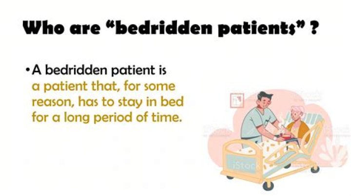 Are you bedridden meaning?