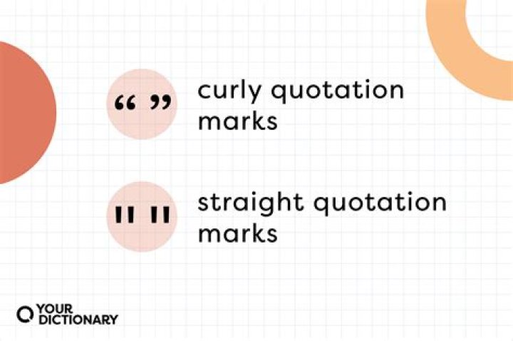 At symbol quotation mark?