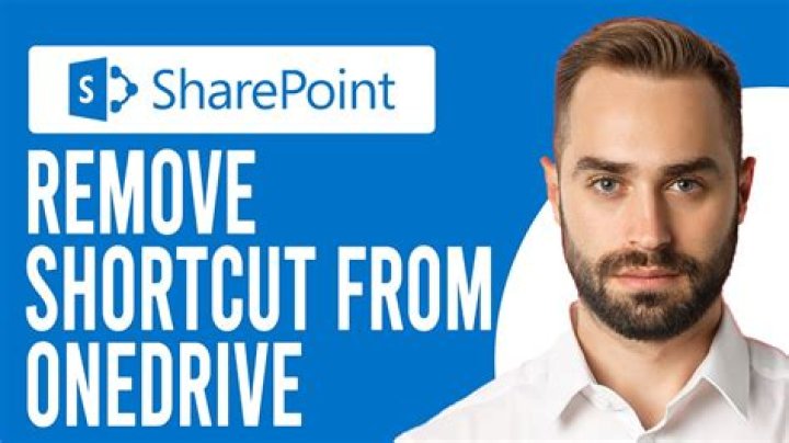 Can't remove sharepoint shortcut from onedrive?