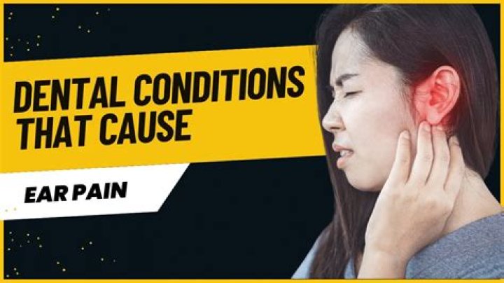 Can a high filling cause ear pain?