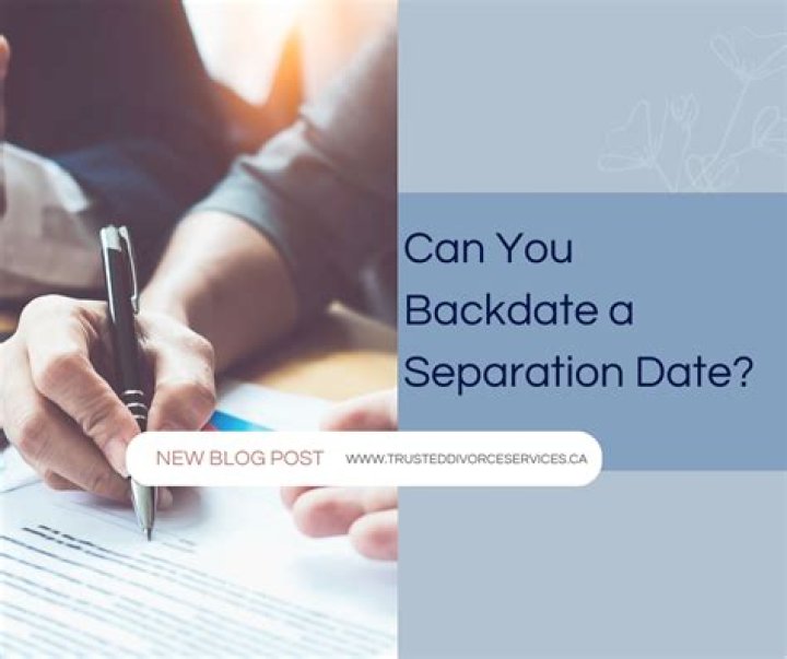 Can you backdate checks?