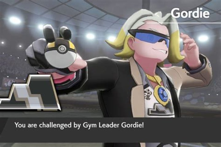 Can you fight gordie in pokemon shield?