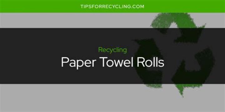 Can you recycle paper towel?