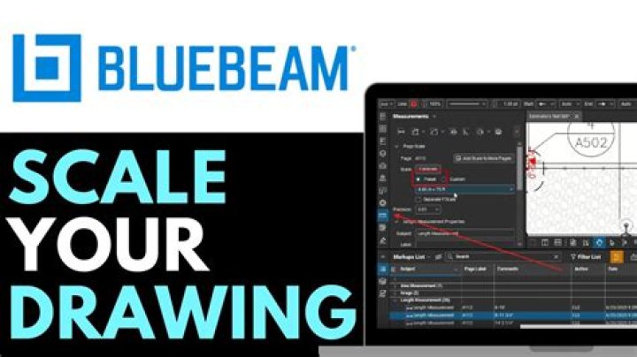 Can you scale markups in bluebeam?