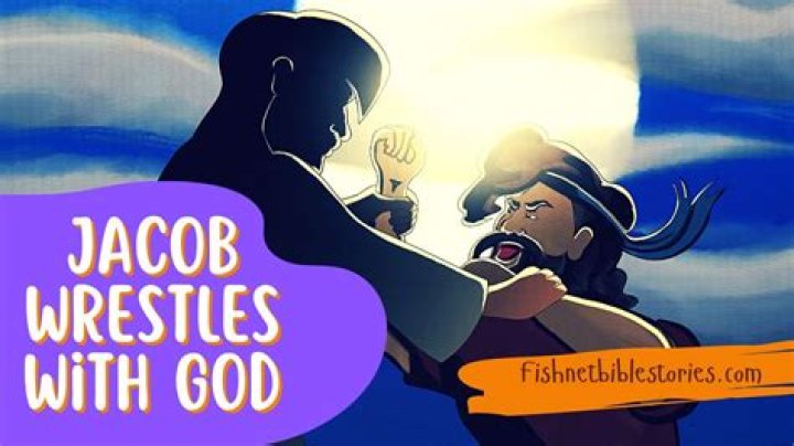 Did jacob wrestled with god or angel?