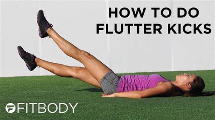 Do flutter kicks burn belly fat?