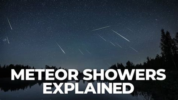Do meteor showers happen when celeste is there?
