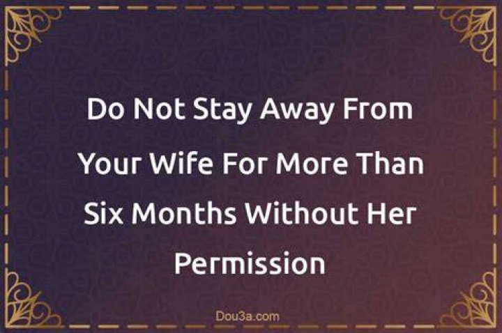 Do not put away your wife?