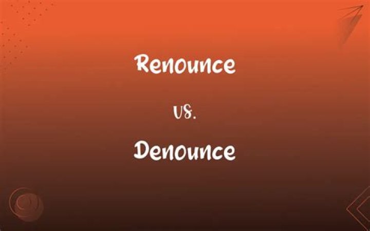 Do not renounce meaning?