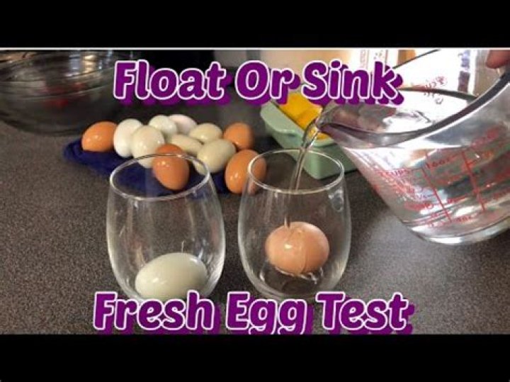 Do rotten eggs sink or float?