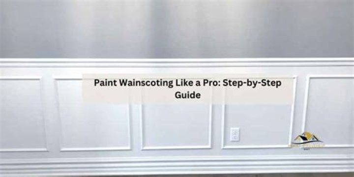 Do you paint wainscoting?