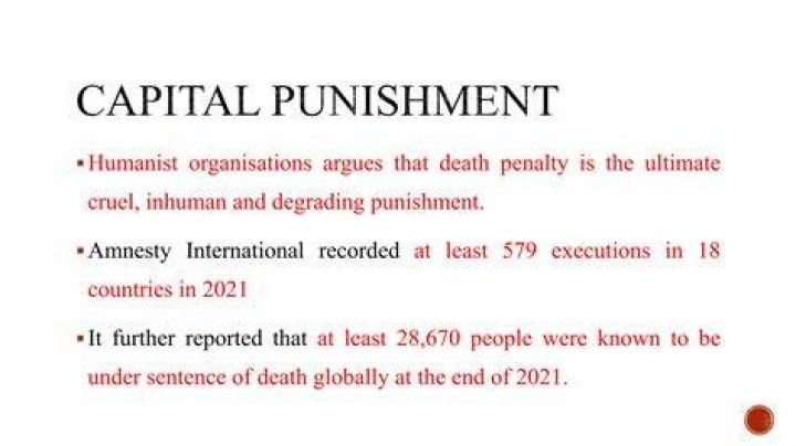 Does capital punishment deters crime?