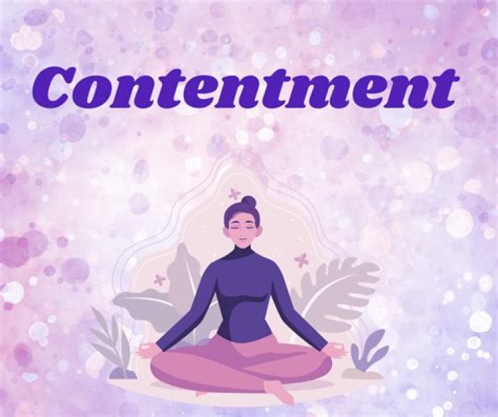 Does contented mean sad?