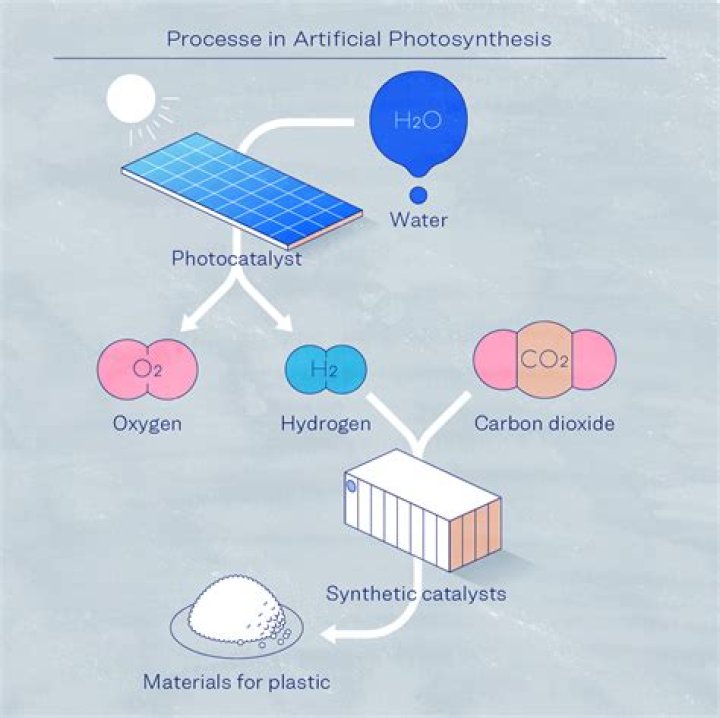 During photolysis water splits into?