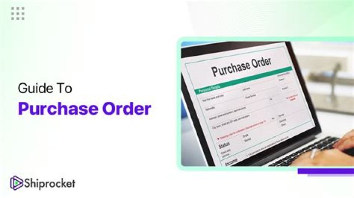For in purchase order?