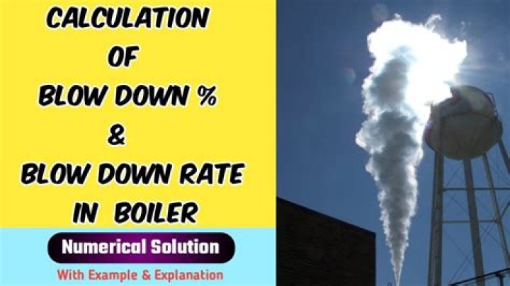 Formula for boiler blowdown?