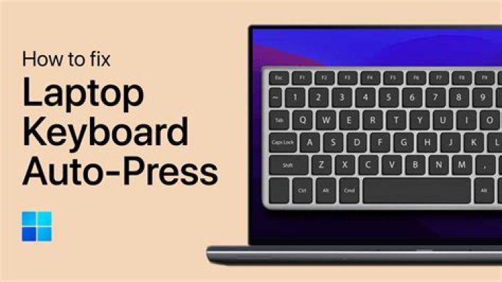 How to fix laptop keyboard auto pressing?