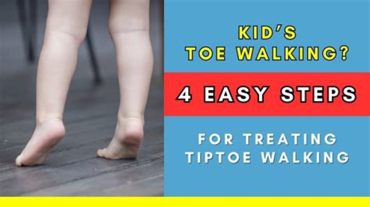 How to get child to stop walking on tiptoes?