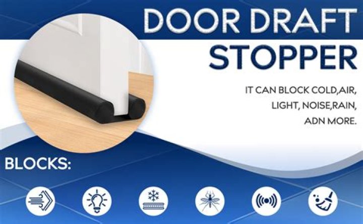 How to stop drafty doors?