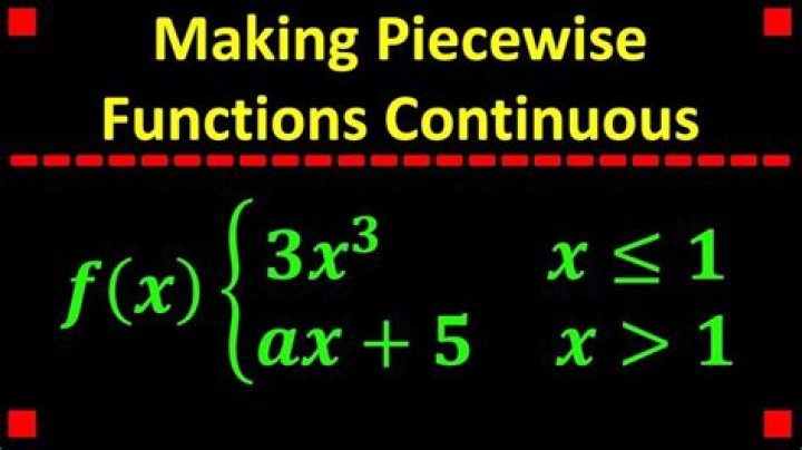 In piecewise continuous function?