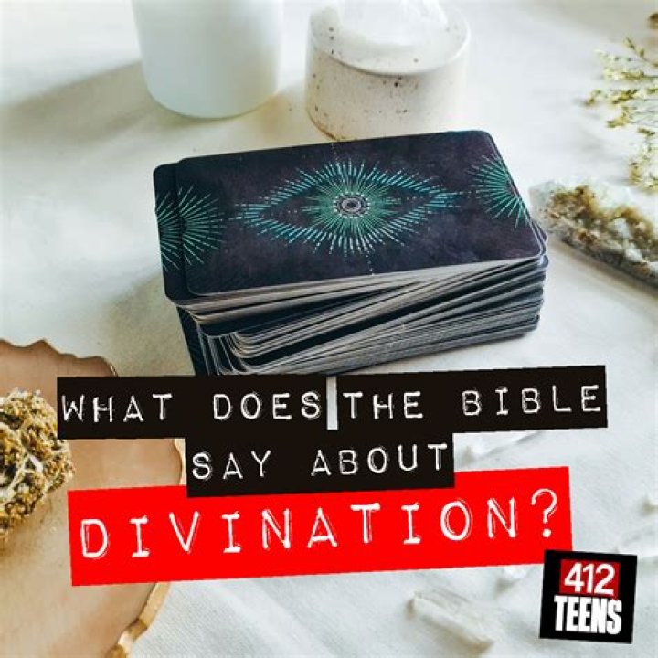In the bible what does divination mean?