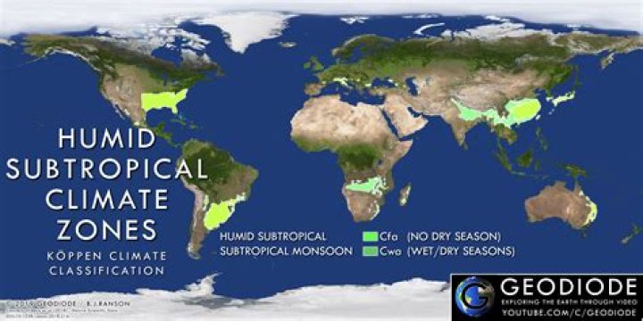 In the humid subtropical climate?