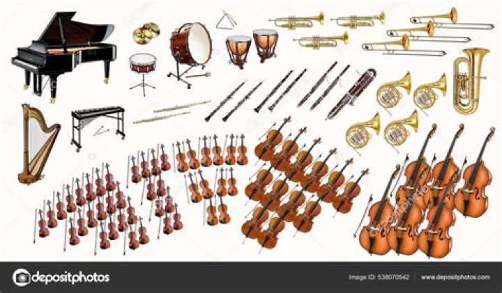 Instruments in a symphonic orchestra?