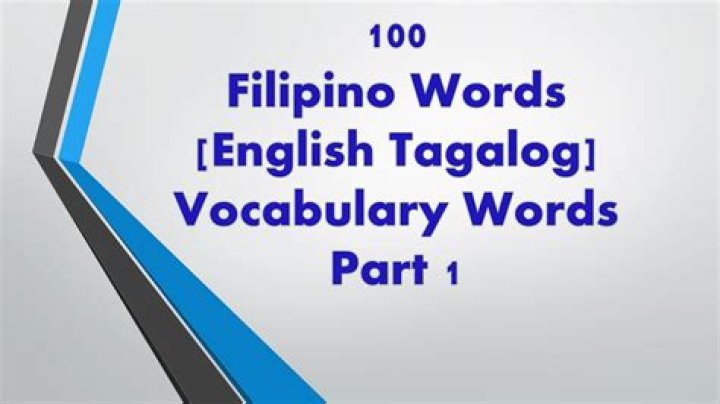Intuitive in tagalog words?
