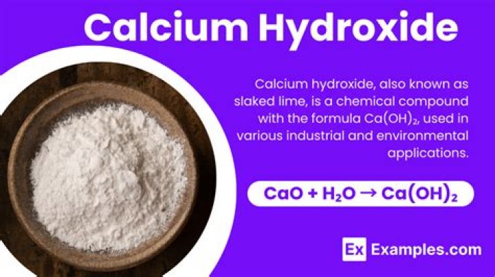 Is calcium hydroxide used for whitewashing?