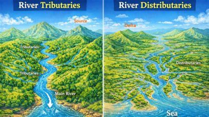 Is distributary and delta?