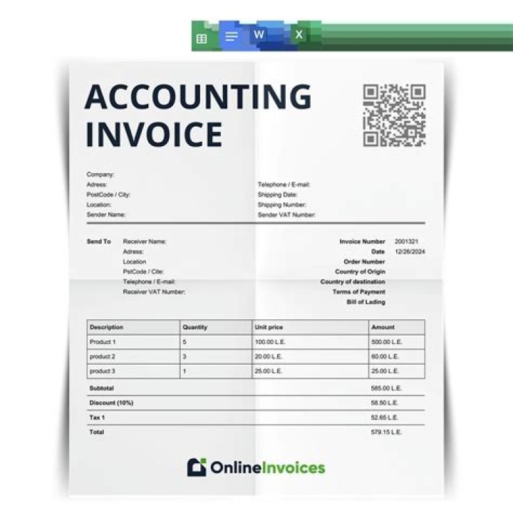 Is invoice an account?