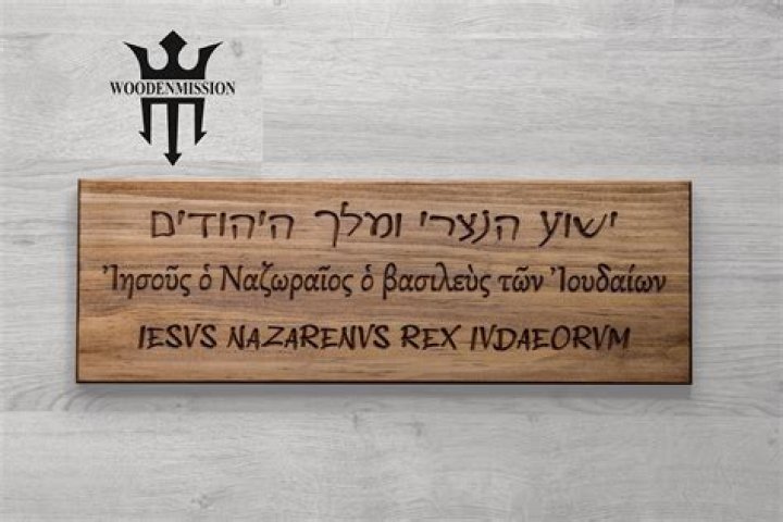 On the cross inri?