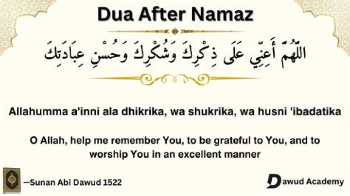 On the namaz meaning?