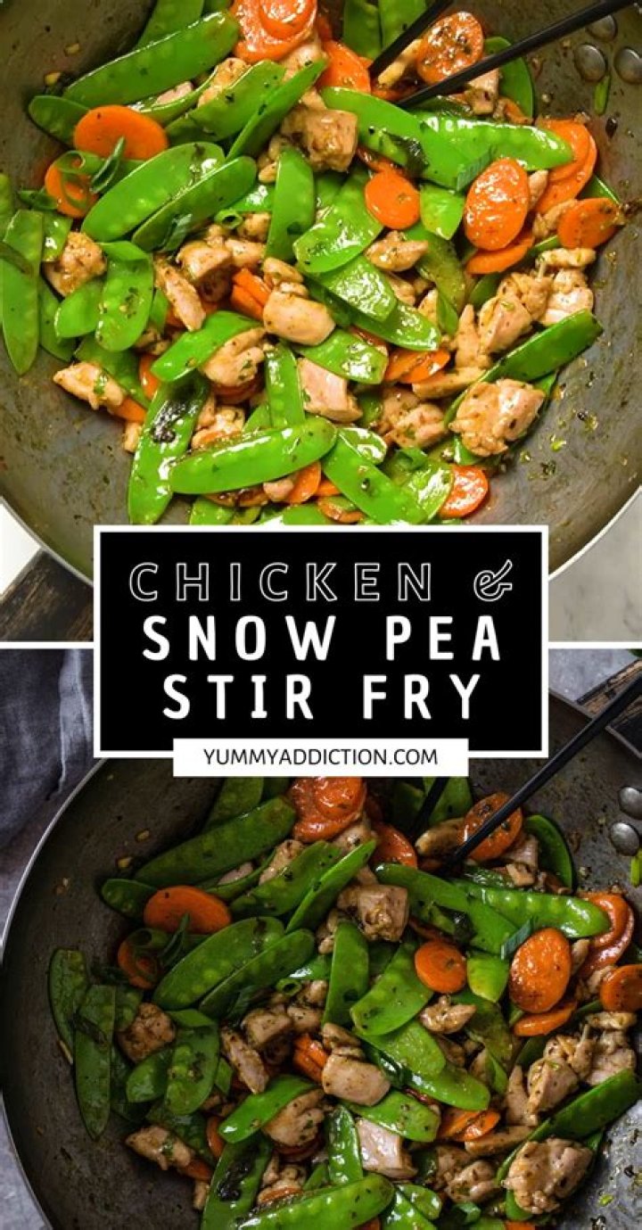 On the snow pea?