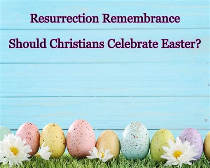 Should believers celebrate easter?