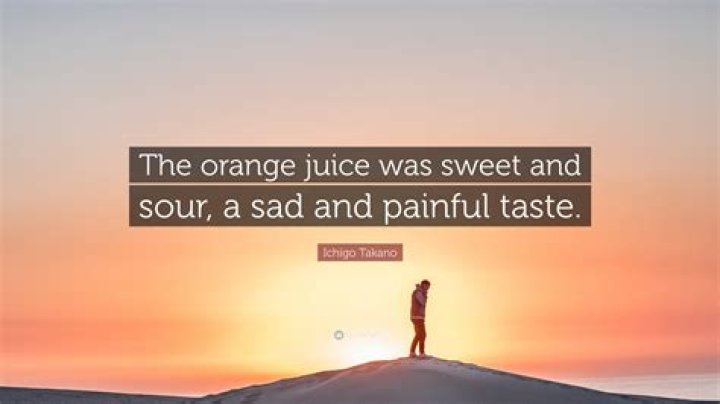 Was sweet and sour?