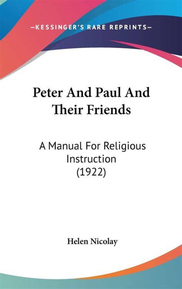 Were peter and paul friends?