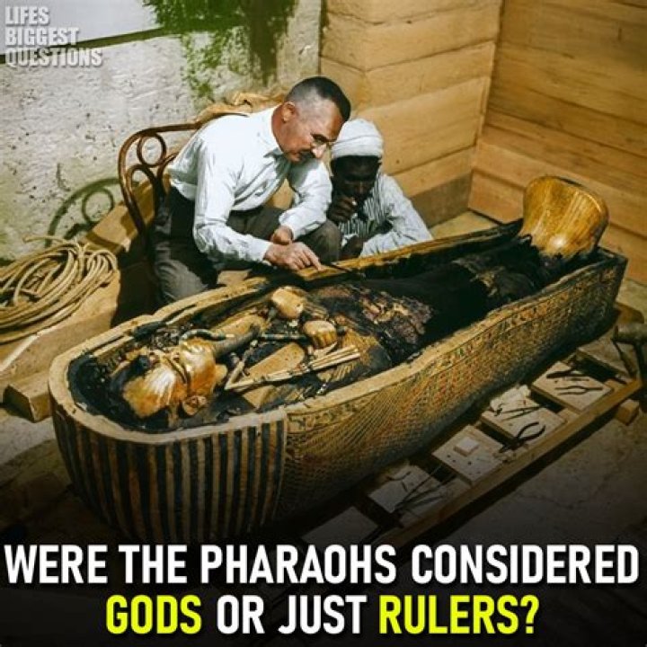 Were the pharaohs considered gods?