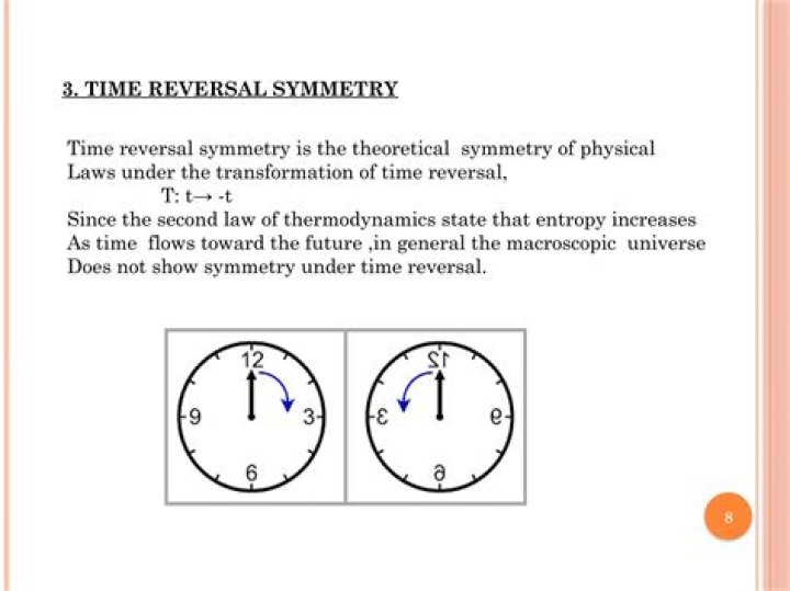 What's time reversal symmetry?