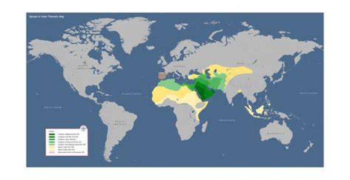 What areas were islamic?