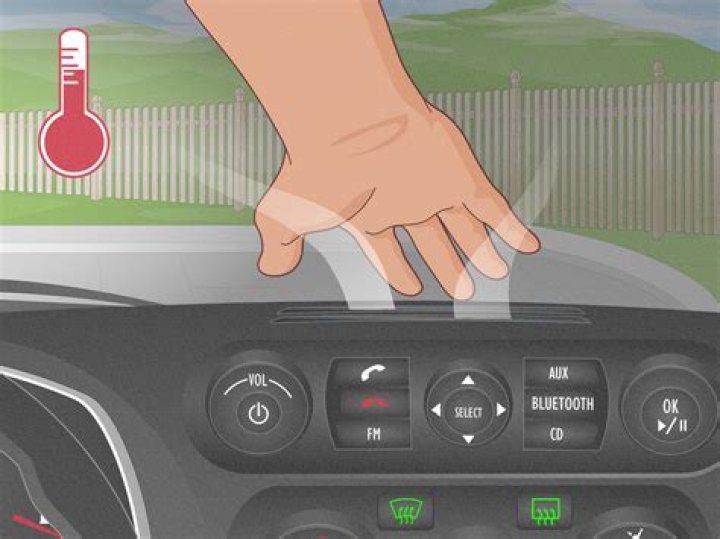What button defog windshield?