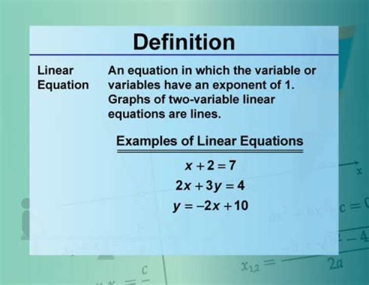 What do the numbers in the glaister equation mean?