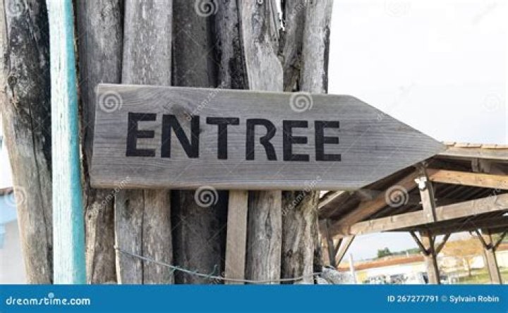 What does entree mean?