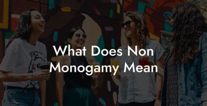 What does non-monogamy mean?
