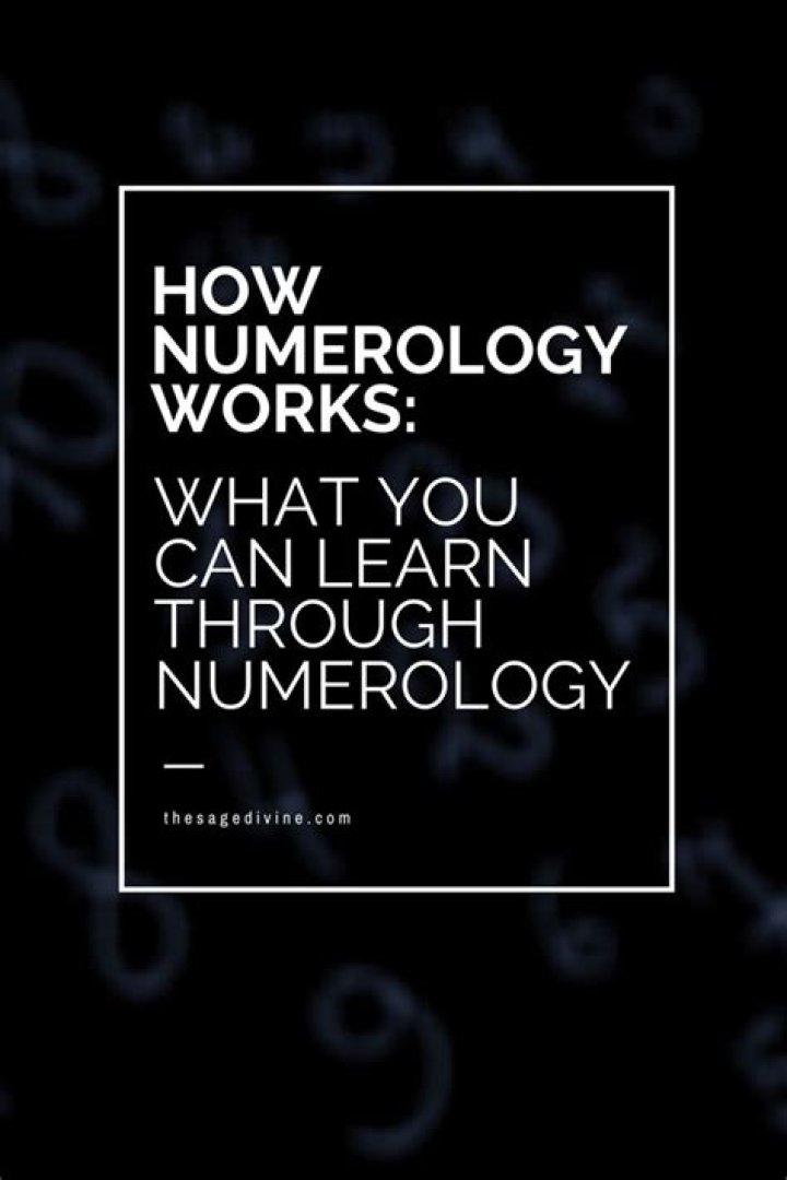 What does numerology tell you?