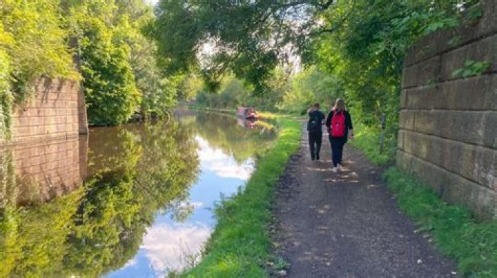 What is a canal towpath?