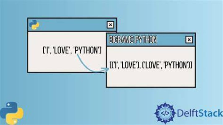 What is bigrams in python?