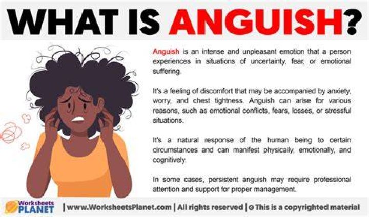 What is emotional anguish?