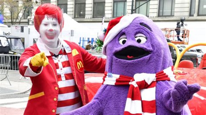 What is grimace from ronald mcdonald?
