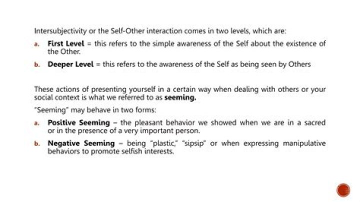 What is seeming behavior in philosophy?